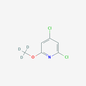 2,4-Dichloro-6-(methoxy-d3)-pyridine