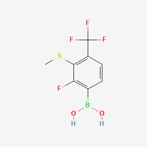 (2-Fluoro-3-(methylthio)-4-(trifluoromethyl)phenyl)boronic acid