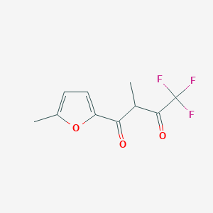 4,4,4-Trifluoro-2-methyl-1-(5-methylfuran-2-yl)butane-1,3-dione