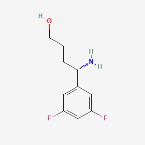 (S)-4-Amino-4-(3,5-difluorophenyl)butan-1-ol