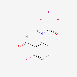 2,2,2-Trifluoro-N-(3-fluoro-2-formylphenyl)acetamide