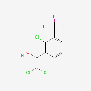 2,2-Dichloro-1-(2-chloro-3-(trifluoromethyl)phenyl)ethanol