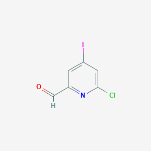 6-Chloro-4-iodopicolinaldehyde