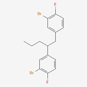 4,4'-(Pentane-1,2-diyl)bis(2-bromo-1-fluorobenzene)