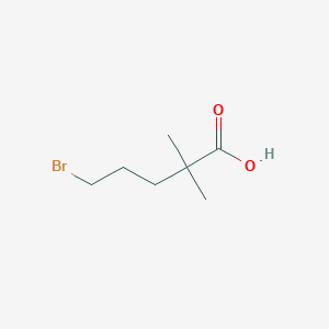 5-Bromo-2,2-dimethylpentanoic acid