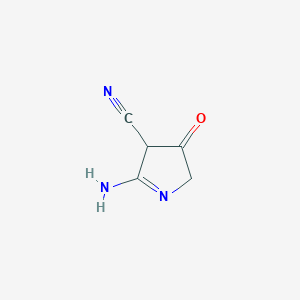 5-amino-3-oxo-3,4-dihydro-2H-pyrrole-4-carbonitrile