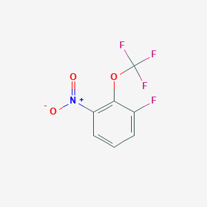 molecular formula C7H3F4NO3 B1402132 1-Fluoro-3-nitro-2-(trifluoromethoxy)benzene CAS No. 1404193-99-2