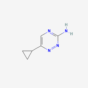 6-Cyclopropyl-1,2,4-triazin-3-amine