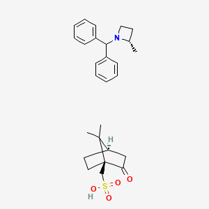 (S)-1-Benzhydryl-2-methylazetidine ((1S,4R)-7,7-dimethyl-2-oxobicyclo[2.2.1]heptan-1-yl)methanesulfonate