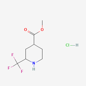 Methyl 2-(trifluoromethyl)piperidine-4-carboxylate hydrochloride