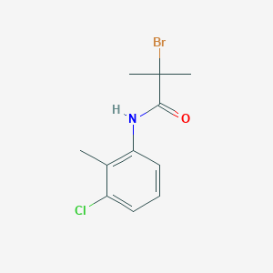 2-bromo-N-(3-chloro-2-methylphenyl)-2-methylpropanamide