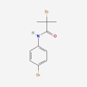 molecular formula C10H11Br2NO B1402137 2-溴-N-(4-溴苯基)-2-甲基丙酰胺 CAS No. 2322-46-5