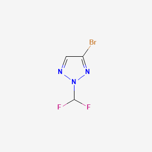 4-Bromo-2-(difluoromethyl)-2H-1,2,3-triazole