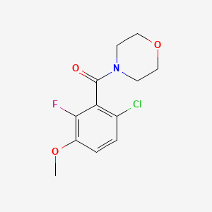 (6-Chloro-2-fluoro-3-methoxyphenyl)(morpholino)methanone