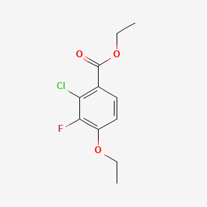 Ethyl 2-chloro-3-fluoro-4-ethoxybenzoate