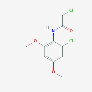2-chloro-N-(2-chloro-4,6-dimethoxyphenyl)acetamide