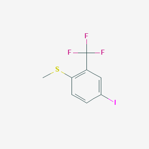 (4-Iodo-2-(trifluoromethyl)phenyl)(methyl)sulfane