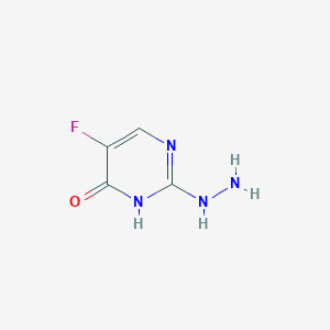 5-fluoro-2-hydrazinopyrimidin-4(3H)-one
