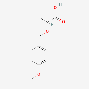 2-[(4-methoxyphenyl)methoxy]propanoic Acid