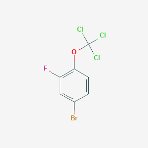 4-Bromo-2-fluoro-1-(trichloromethoxy)benzene
