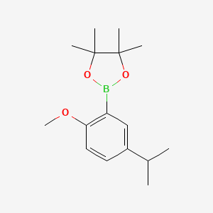 2-(5-Isopropyl-2-methoxyphenyl)-4,4,5,5-tetramethyl-1,3,2-dioxaborolane