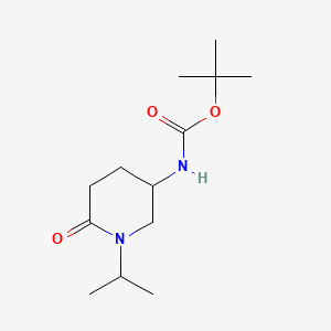 tert-Butyl (1-isopropyl-6-oxopiperidin-3-yl)carbamate