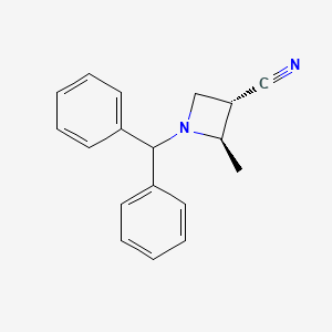 (2R,3S)-1-benzhydryl-2-methyl-azetidine-3-carbonitrile