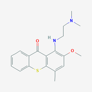 9H-Thioxanthen-9-one, 1-[[2-(dimethylamino)ethyl]amino]-2-methoxy-4-methyl-