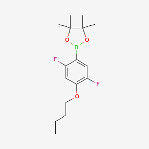 2-(4-Butoxy-2,5-difluorophenyl)-4,4,5,5-tetramethyl-1,3,2-dioxaborolane