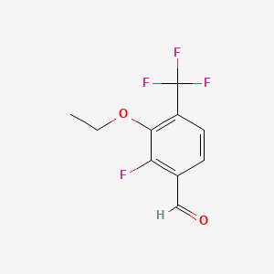 3-Ethoxy-2-fluoro-4-(trifluoromethyl)benzaldehyde