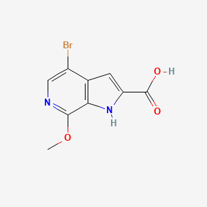 4-Bromo-7-methoxy-1H-pyrrolo[2,3-c]pyridine-2-carboxylic acid