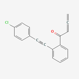 1-[2-[2-(4-Chlorophenyl)ethynyl]phenyl]-2,3-butadien-1-one