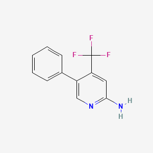 5-Phenyl-4-(trifluoromethyl)pyridin-2-amine