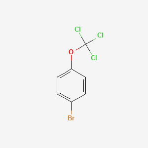molecular formula C7H4BrCl3O B1402158 1-Bromo-4-(trichloromethoxy)benzene CAS No. 1404193-67-4