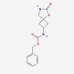 Benzyl (6-oxo-5-oxa-7-azaspiro[3.4]octan-2-YL)carbamate