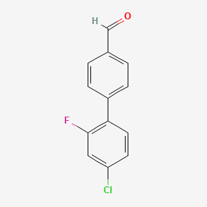 4'-Chloro-2'-fluoro-[1,1'-biphenyl]-4-carbaldehyde