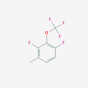 molecular formula C8H5F5O B1402172 1,3-Difluoro-4-methyl-2-(trifluoromethoxy)benzene CAS No. 1404194-46-2