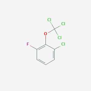 molecular formula C7H3Cl4FO B1402173 1-Chloro-3-fluoro-2-(trichloromethoxy)benzene CAS No. 1404194-75-7
