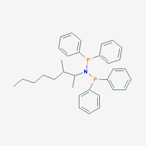 molecular formula C33H39NP2 B14021845 N-(1,2-Dimethylheptyl)-N-(diphenylphosphino)-P,P-diphenylphosphinous amide 