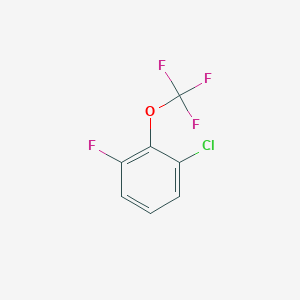 molecular formula C7H3ClF4O B1402185 1-Chloro-3-fluoro-2-(trifluoromethoxy)benzene CAS No. 1404193-77-6