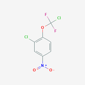 2-Chloro-1-[chloro(difluoro)-methoxy]-4-nitro-benzene