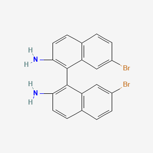 (1R)-6,6'-Dibromo[1,1'-binaphthalene]-2,2'-diamine