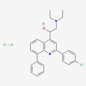 1-[2-(4-Chlorophenyl)-8-phenyl-quinolin-4-yl]-2-diethylamino-ethanol