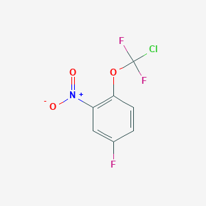 1-[Chloro(difluoro)methoxy]-4-fluoro-2-nitro-benzene