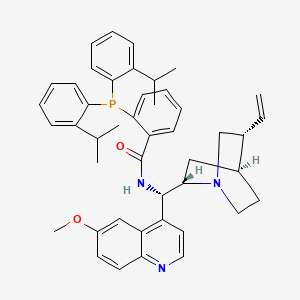 2-[Bis[2-(1-methylethyl)phenyl]phosphino]-N-[(9R)-6'-methoxycinchonan-9-yl]benzamide