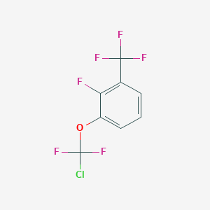 1-[Chloro(difluoro)methoxy]-2-fluoro-3-(trifluoromethyl)benzene