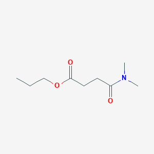 Propyl 4-(dimethylamino)-4-oxobutanoate