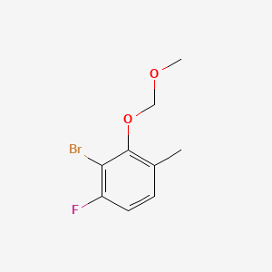 2-Bromo-1-fluoro-3-(methoxymethoxy)-4-methylbenzene