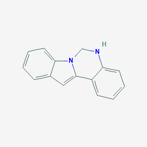 molecular formula C15H12N2 B140221 5,6-二氢吲哚并[1,2-c]喹唑啉 CAS No. 159021-55-3