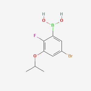 5-Bromo-2-fluoro-3-isopropoxyphenylboronic acid